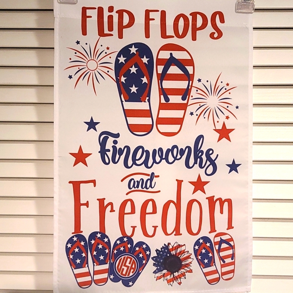 Yard Garden Flags 4th of July Independence Day NWT - CHOOSE 1 - Picture 4 of 9